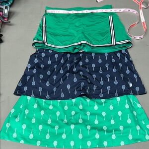 Triple win! Fila (top) & Prince (bottom 2) Tennis Skirts M